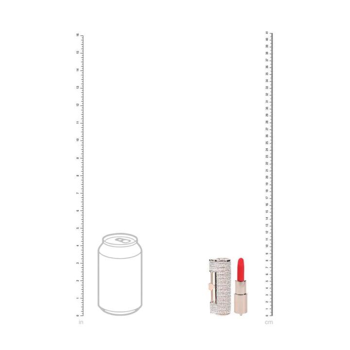Mini wibrator w szmince różowy | Dyskretny, 5 prędkości, USB
