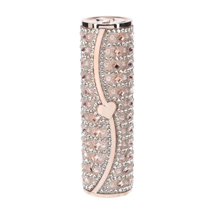 Mini wibrator w szmince różowy z etui i 2 końcówkami