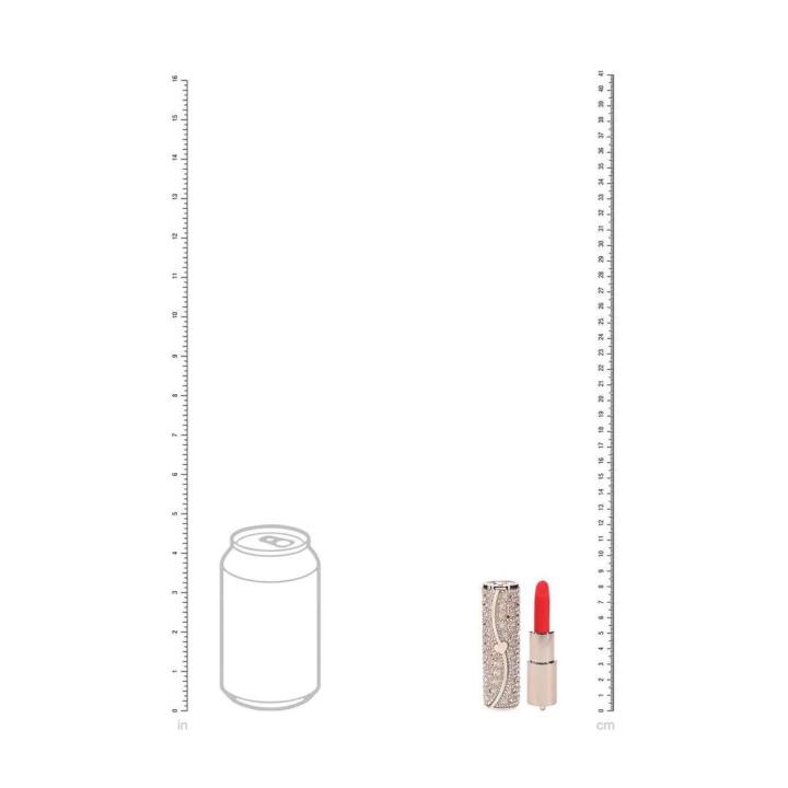 Mini wibrator w szmince różowy z etui i 2 końcówkami