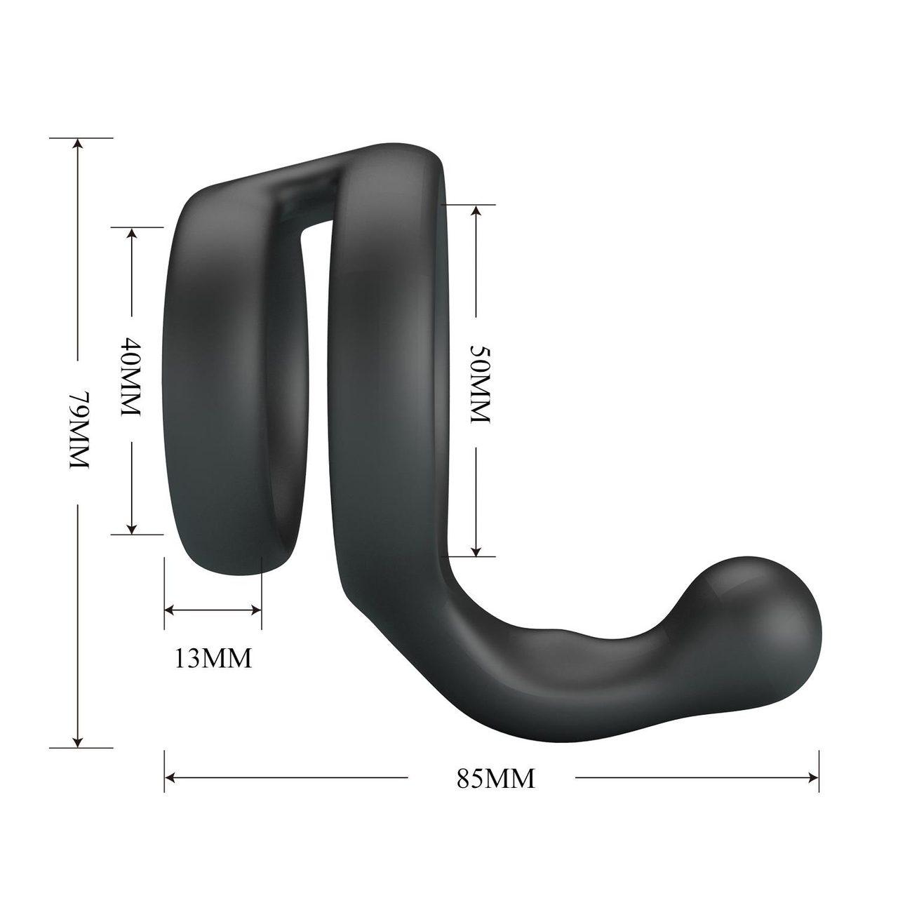 Silikonowy pierścień erekcyjno-mosznowy bez wibracji | Loris.pl