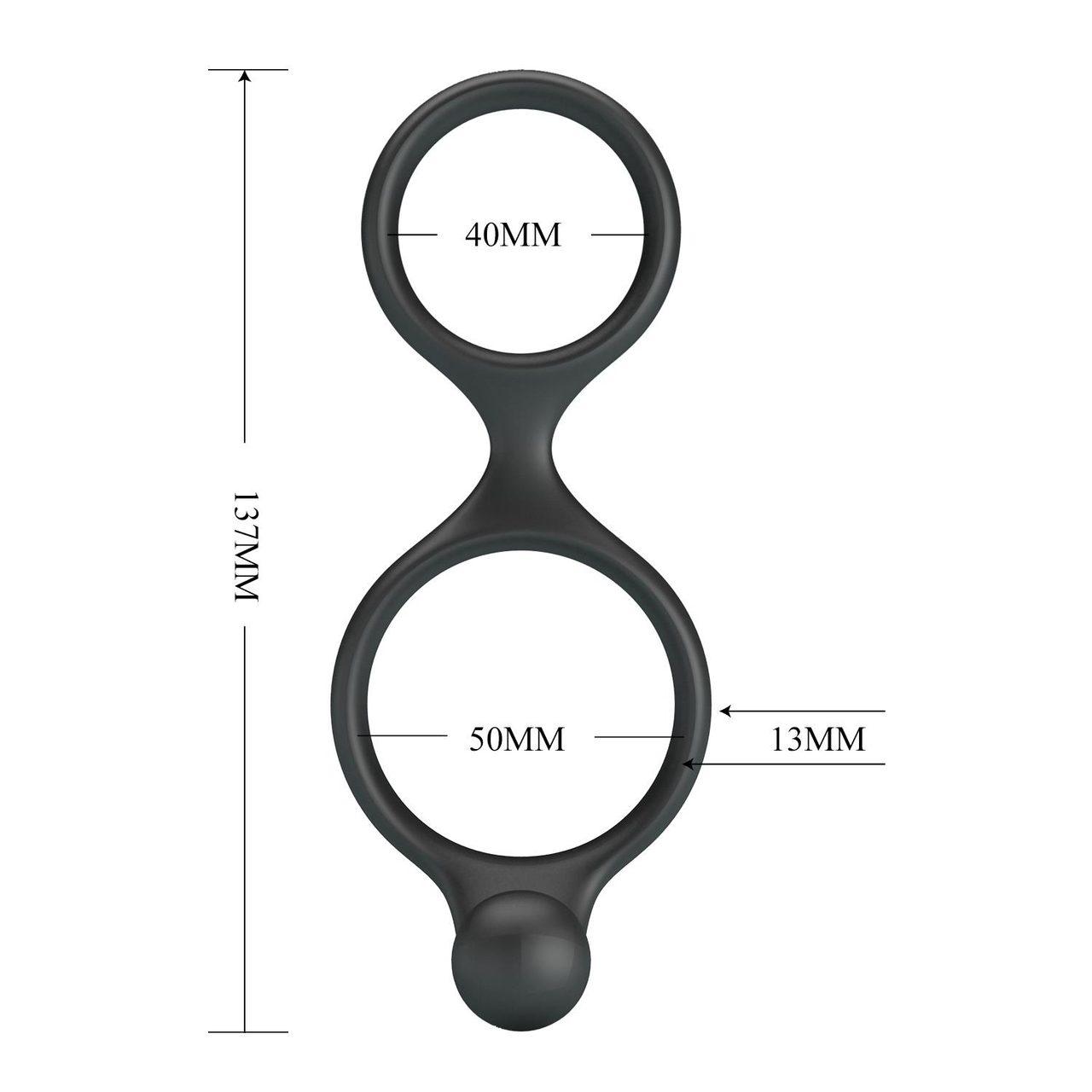 Silikonowy pierścień erekcyjny bez wibracji – mocniejsza erekcja | Loris.pl