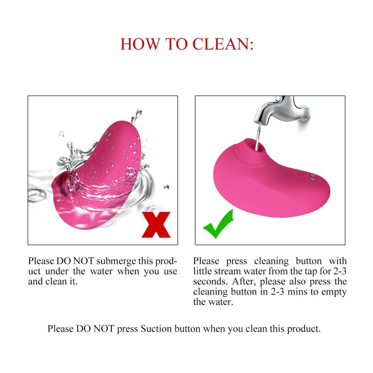 Silikonowy stymulator łechtaczki ssący z wibracjami 7 trybów | Loris.pl