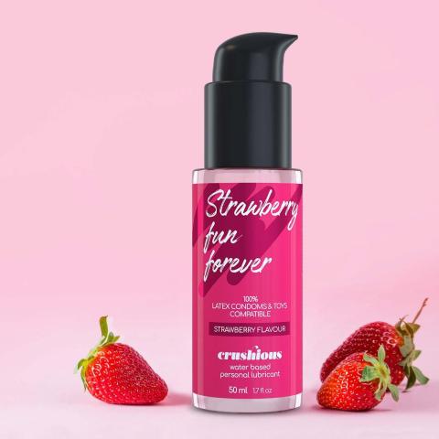 Truskawkowy lubrykant smakowy na bazie wody 50 ml