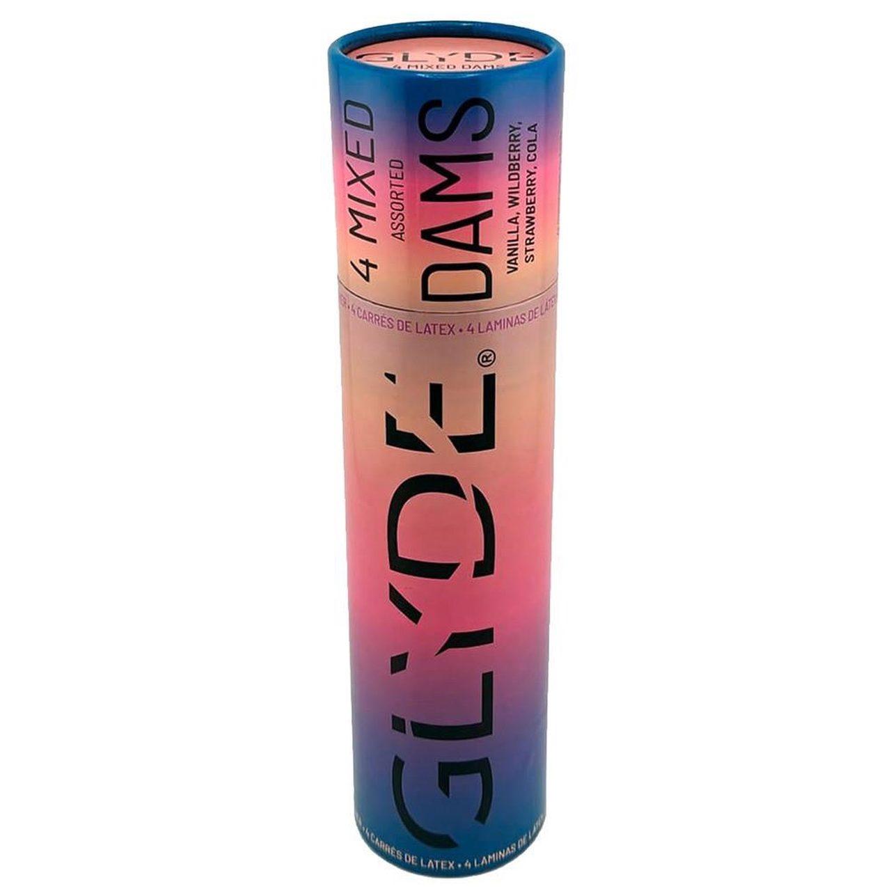 Chusteczki lateksowe do seksu oralnego 4 szt. smakowe wegańskie 25 × 15 cm