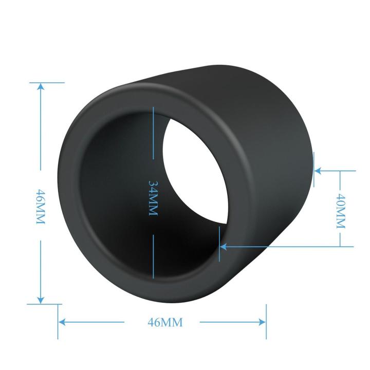 Silikonowy pierścień na penisa i jądra bez wibracji | Loris.pl