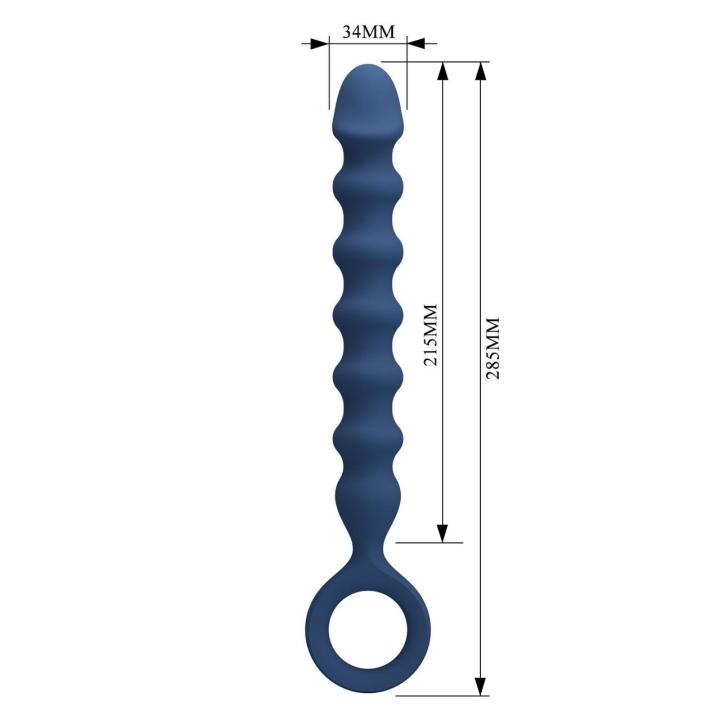 Silikonowy pręt analny XXL 28,5 cm wodoodporny