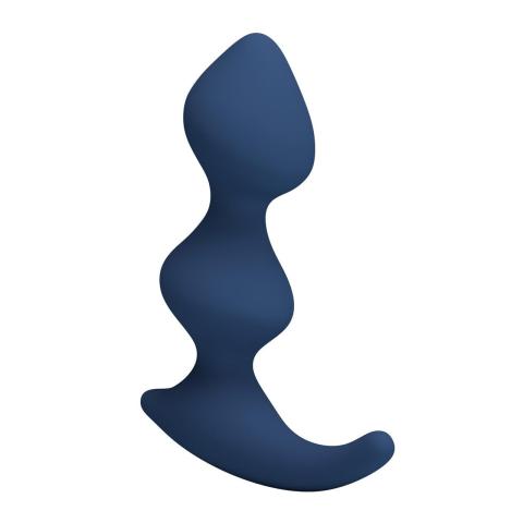 Silikonowy masażer prostaty niebieski – ergonomiczny i komfortowy
