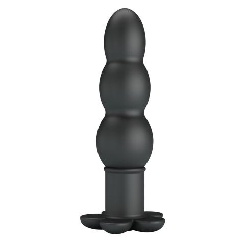 Wibrujący plug analny z silikonu 10 trybów