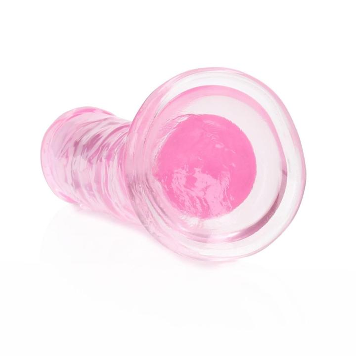 Przezroczyste dildo z przyssawką 14,5 cm | Żelowe TPE