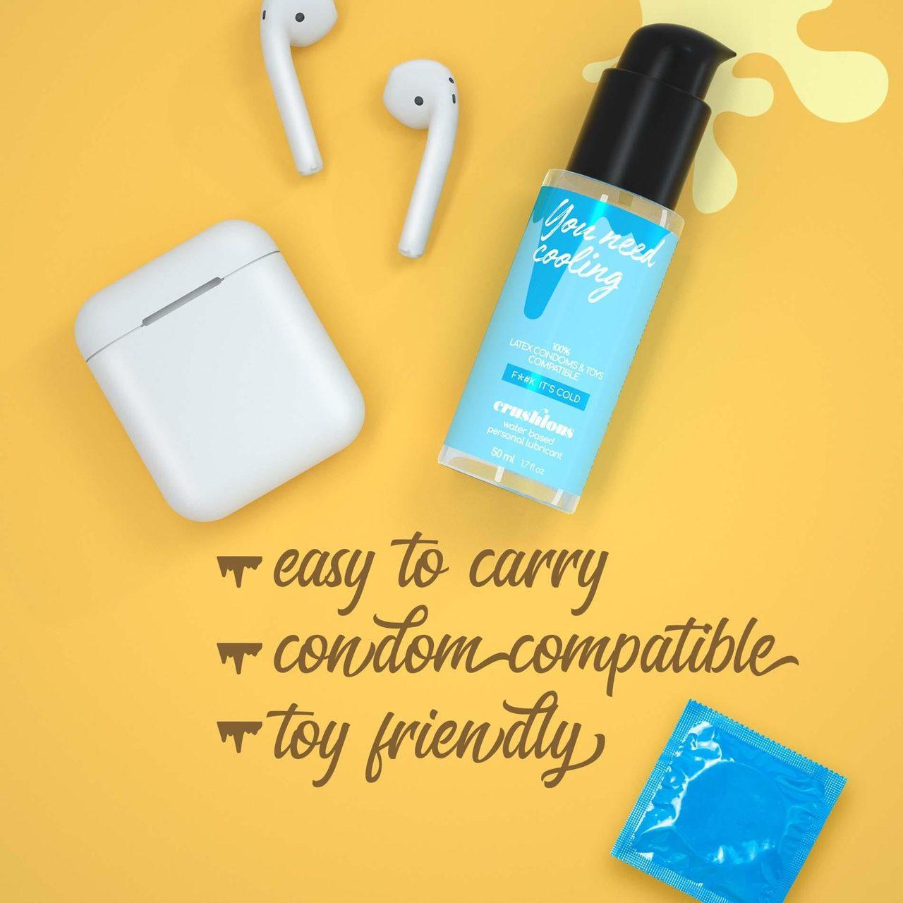 Chłodzący lubrykant wodny 50 ml – do prezerwatyw i zabawek | Loris.pl