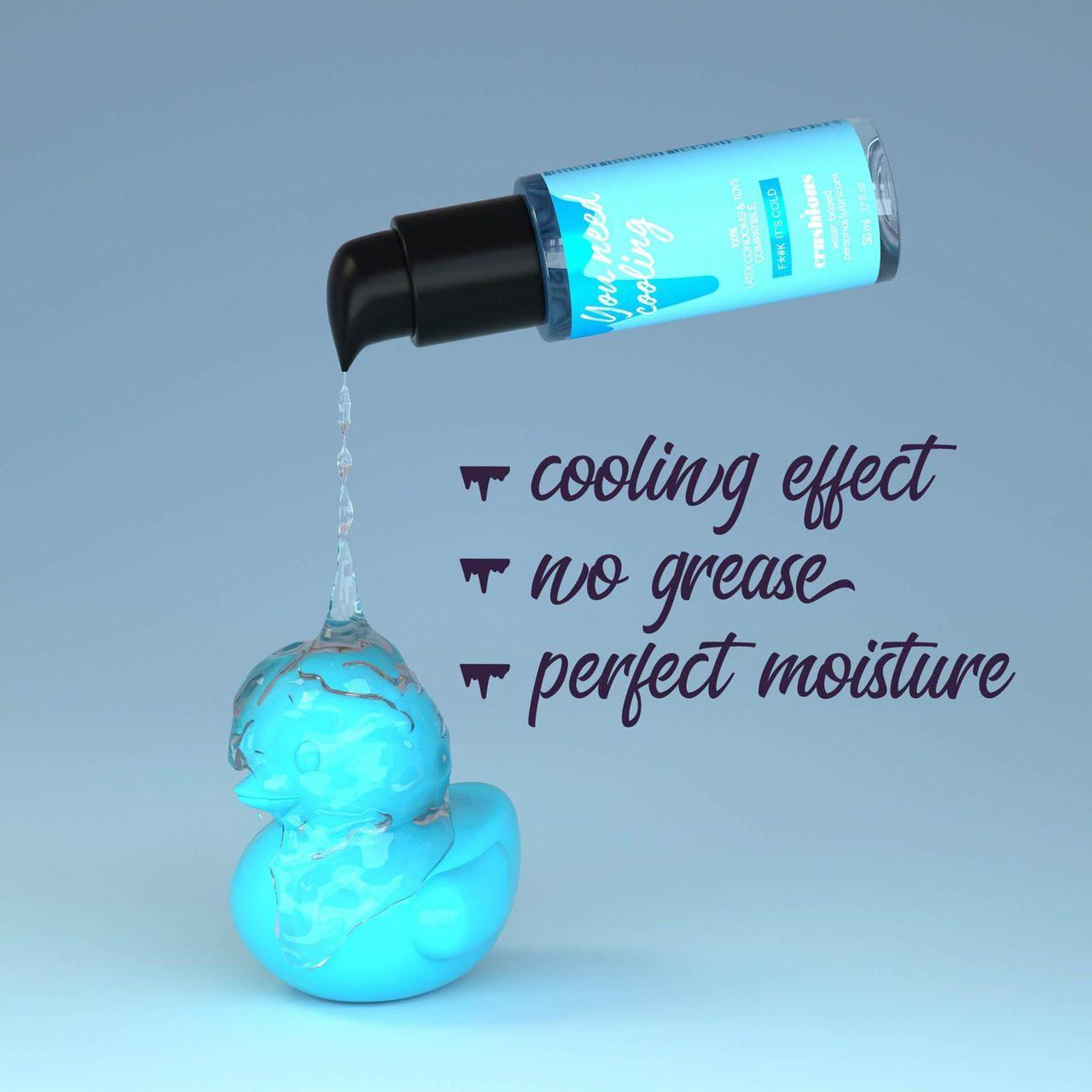 Chłodzący lubrykant wodny 50 ml – do prezerwatyw i zabawek | Loris.pl