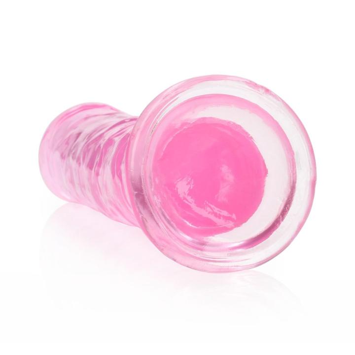 Przezroczyste dildo z przyssawką 20 cm – żelowe TPE wodoodporne