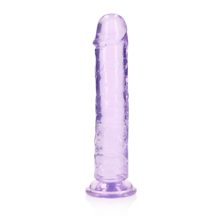 Przezroczyste dildo z przyssawką 20 cm – wodoodporne żelowe | Loris.pl