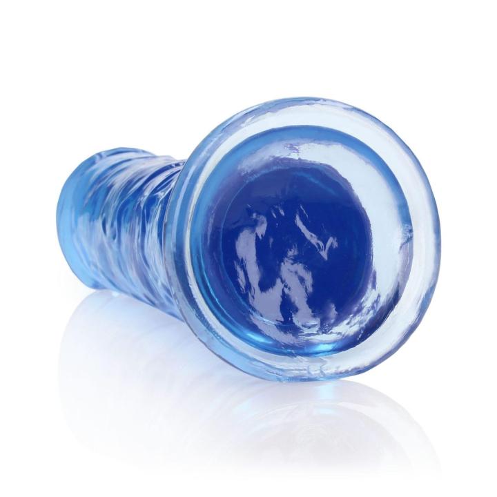 Przezroczyste dildo z przyssawką 23 cm – żelowe TPE