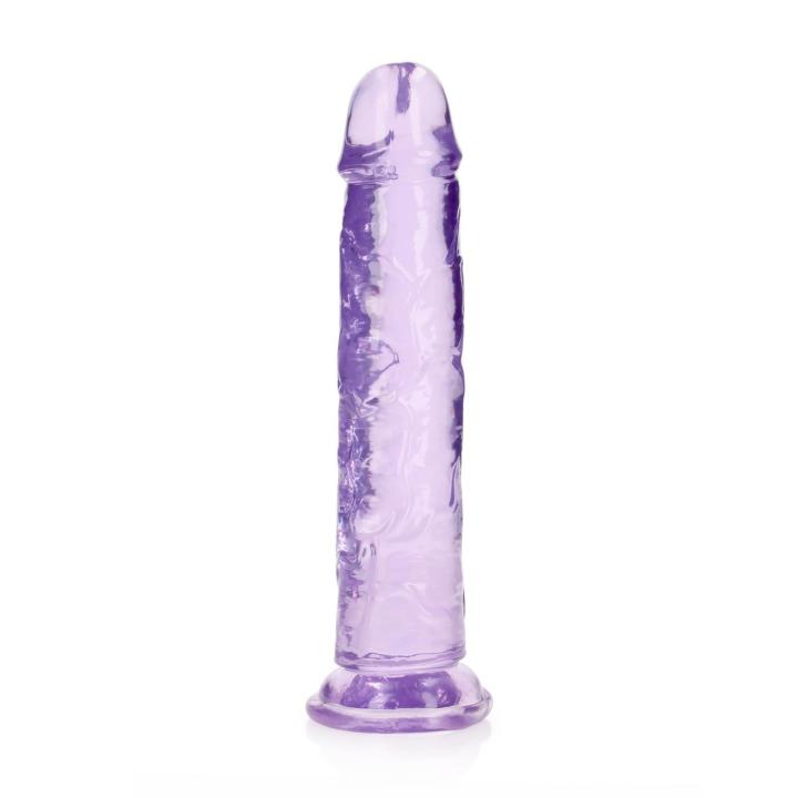 Przezroczyste dildo z przyssawką 23 cm – żelowe TPE | Loris.pl