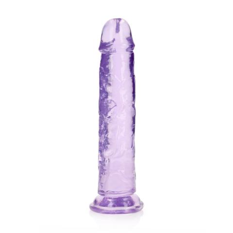 Przezroczyste dildo z przyssawką 23 cm – żelowe TPE