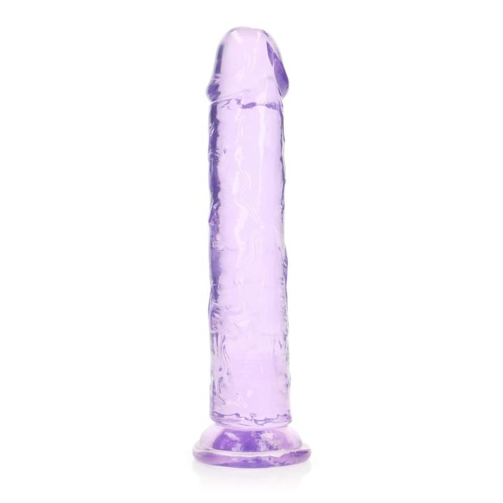 Przezroczyste dildo z przyssawką 23 cm – żelowe TPE