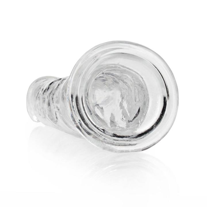 Przezroczyste dildo z przyssawką 23 cm | Żelowe TPE