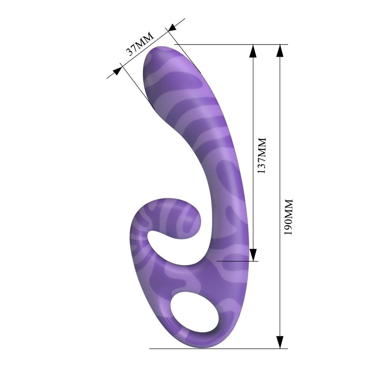 Dwustronny masażer wibracyjny 12 trybów | Silikonowy, wodoodporny | Loris.pl