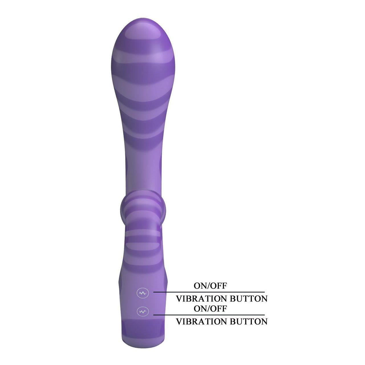 Dwustronny masażer wibracyjny 12 trybów | Silikonowy, wodoodporny | Loris.pl