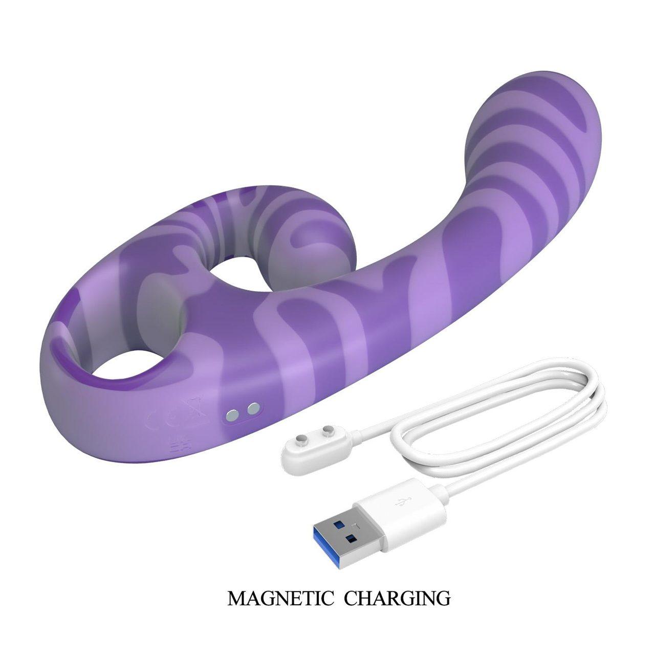 Dwustronny masażer wibracyjny 12 trybów | Silikonowy, wodoodporny | Loris.pl