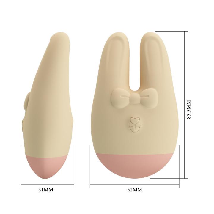 Stymulator króliczek 8,5 cm z silikonu – 7 trybów, USB | Loris.pl