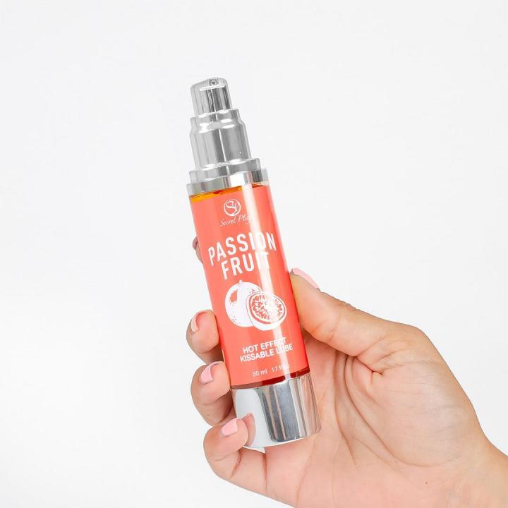 Smakowy lubrykant 2w1 do masażu marakuja rozgrzewający 50 ml