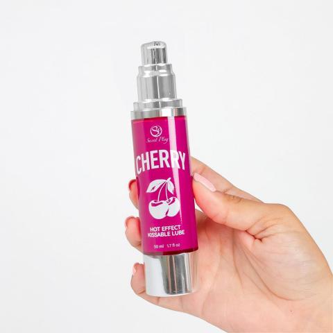Wiśniowy lubrykant smakowy 2w1 rozgrzewający do masażu 50 ml