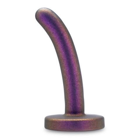 Peg strap-on dla początkujących 12 cm fioletowy | miękki silikon premium