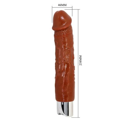 Realistyczne dildo wibrujące TPE USB-C wodoodporne