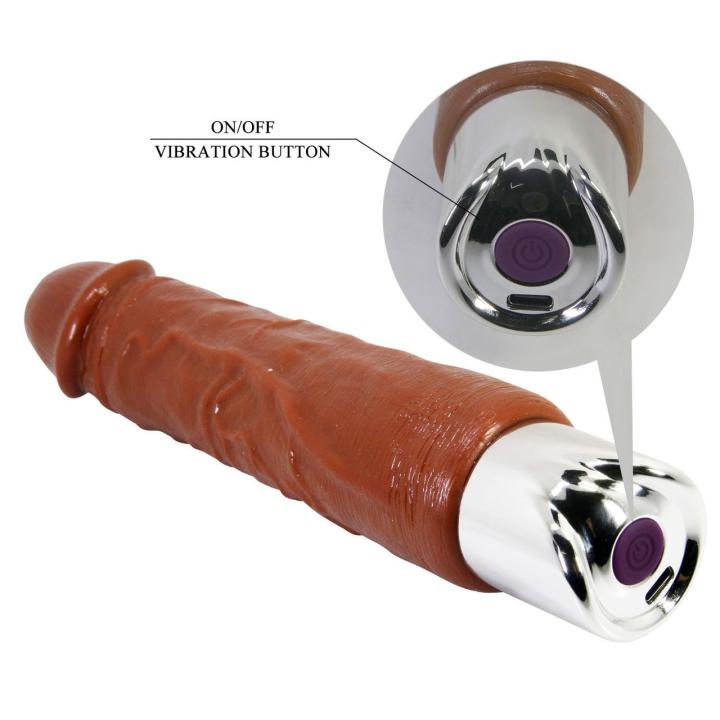 Realistyczne dildo wibrujące TPE USB-C wodoodporne