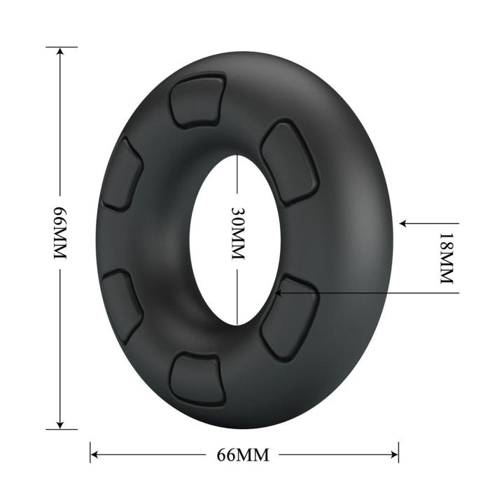 Silikonowy pierścień erekcyjny bez wibracji super soft