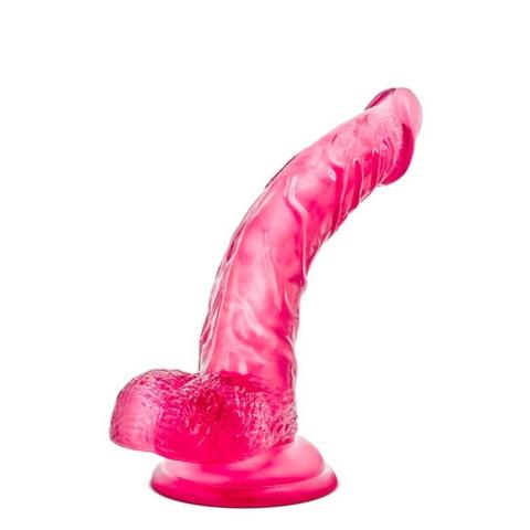 Różowe dildo żelowe z przyssawką – realistyczne, intensywne doznania