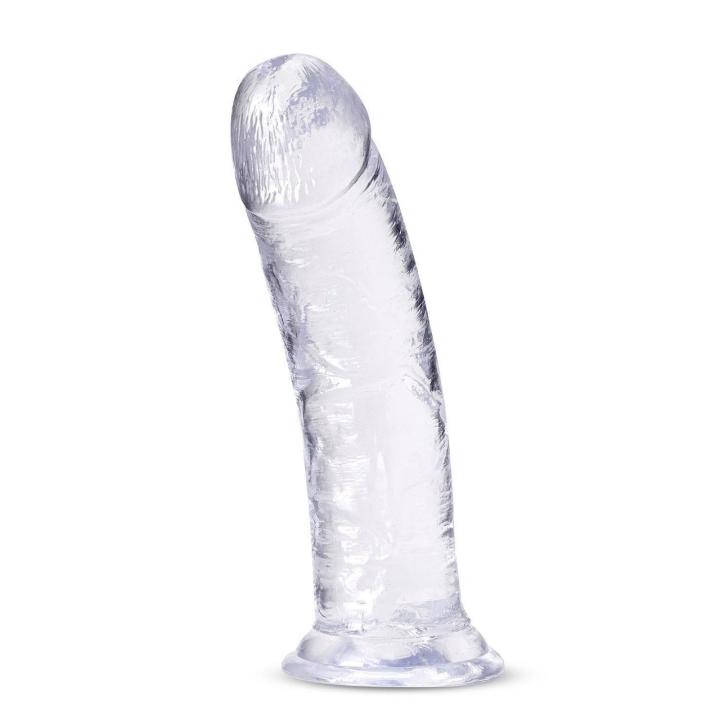 Przezroczyste dildo z przyssawką 20,3 cm | Miękkie TPE