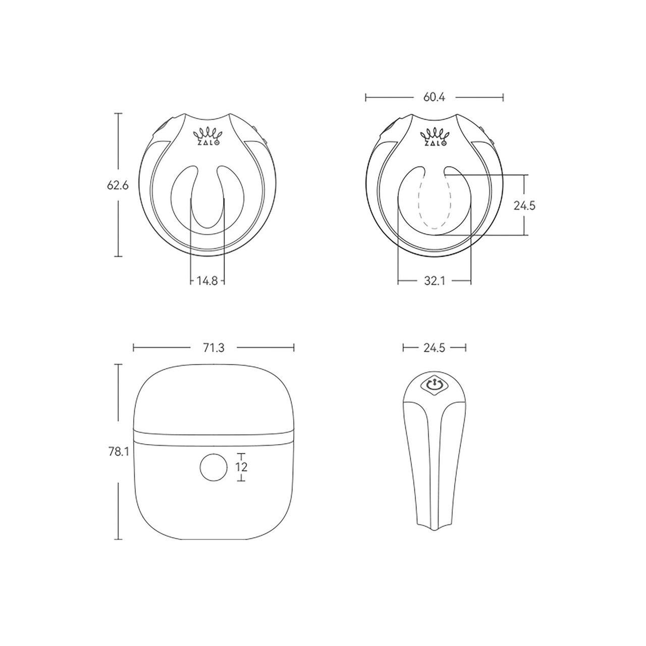 Wibrujący pierścień dla par z aplikacją bluetooth | Loris.pl