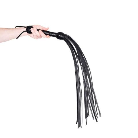 Skórzany bicz BDSM 86,4 cm – intensywna gra impact i kontrola