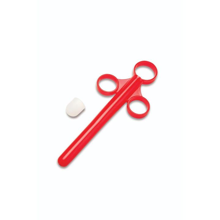 Aplikator do lubrykantu strzykawkowy czerwony | Precyzyjne dozowanie | Loris.pl