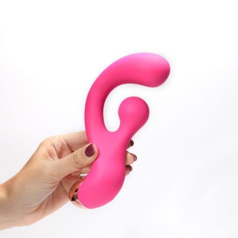 Wibrator króliczek do punktu G z rotacją i wibracjami 17,7 cm