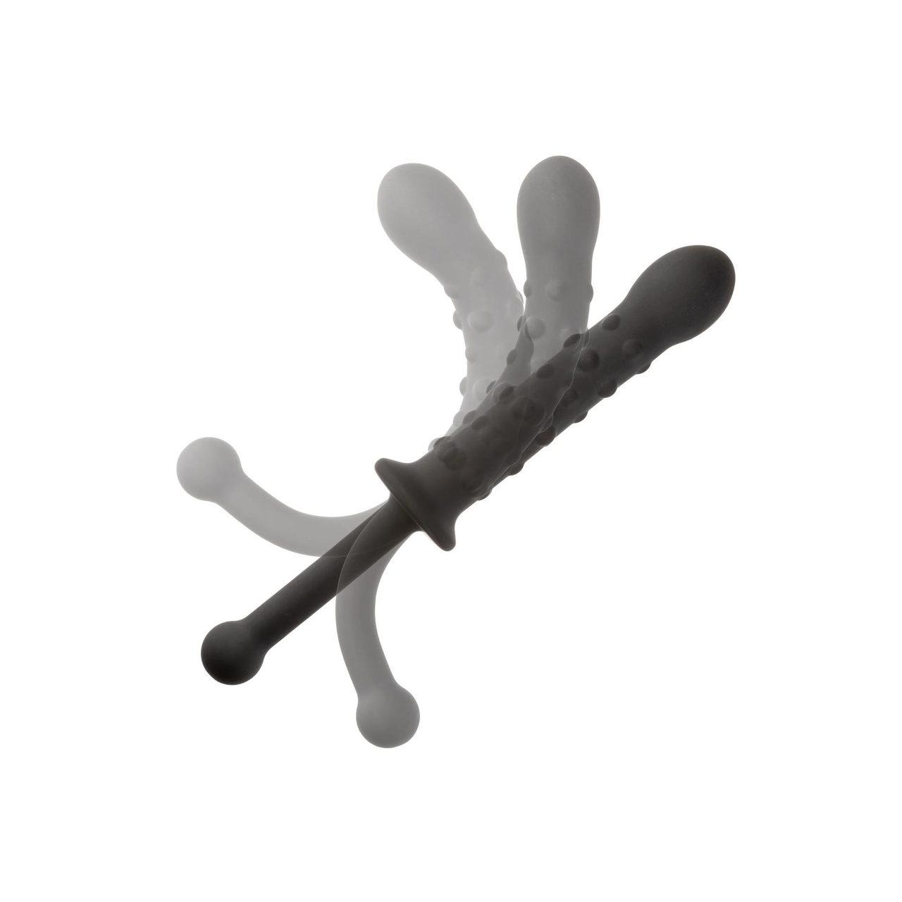 Elastyczna sonda analna koralikowa z silikonu dwustronna | Loris.pl