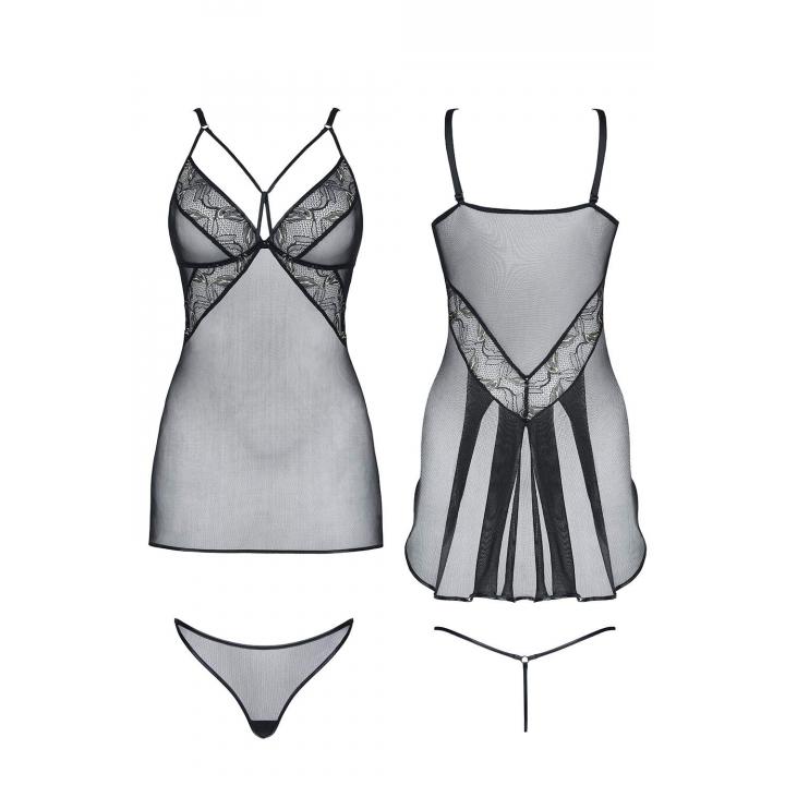 Transparentna sukienka Demoniq Lucette + stringi
