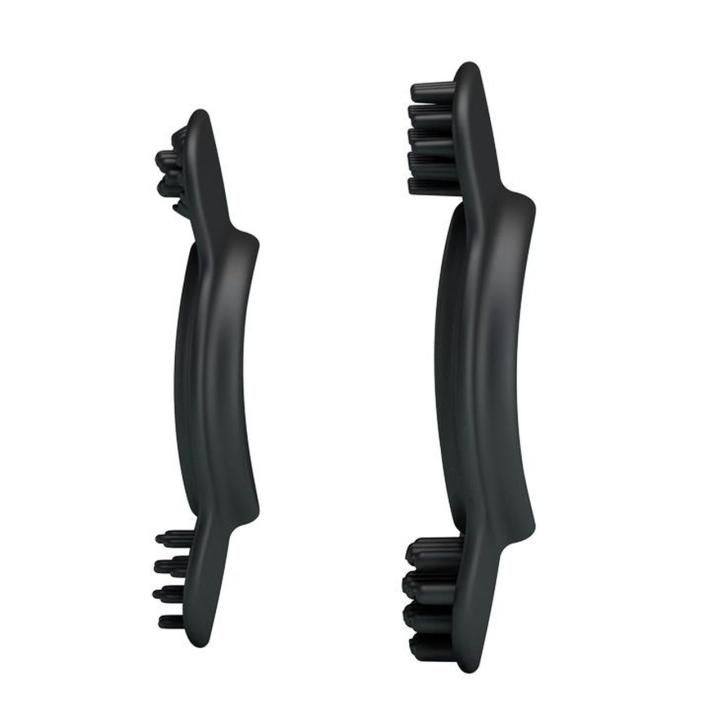 Podwójny pierścień erekcyjny silikonowy czarny bez wibracji | Loris.pl