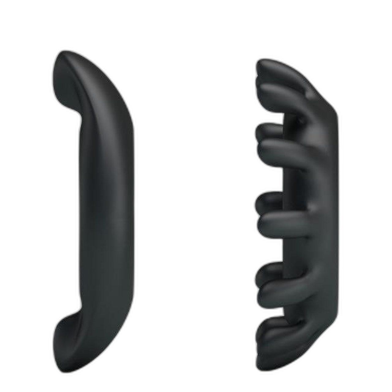 Silikonowe pierścienie na penisa bez wibracji – czarne, zestaw 2 wzory | Loris.pl