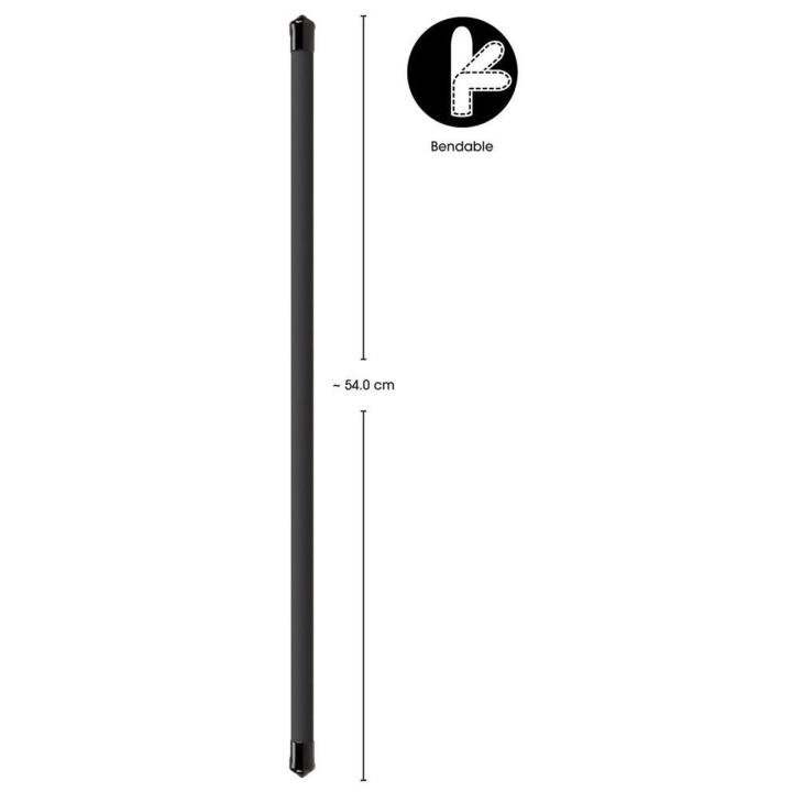 Giętki pierścień na penisa i jądra 54 cm - regulowany, bez wibracji