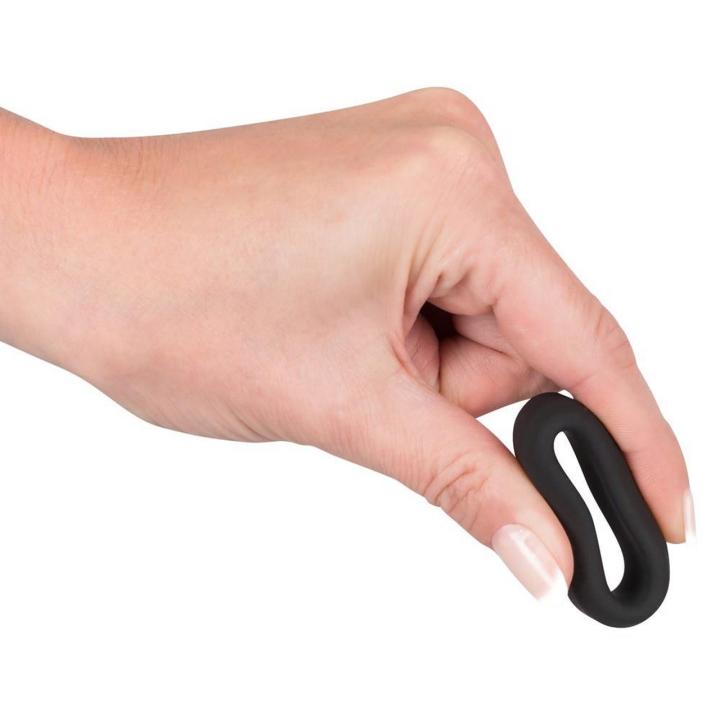 Silikonowy pierścień na penisa 2,6 cm bez wibracji