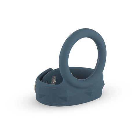 Regulowany pierścień na penisa i jądra l 22 cm | silikon | bez wibracji