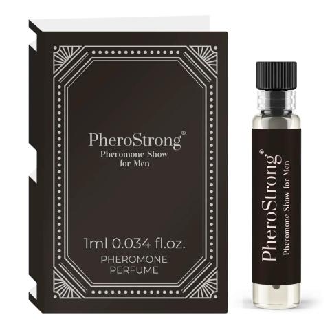 Męskie perfumy z feromonami 1 ml – aromatyczno-drzewny zapach