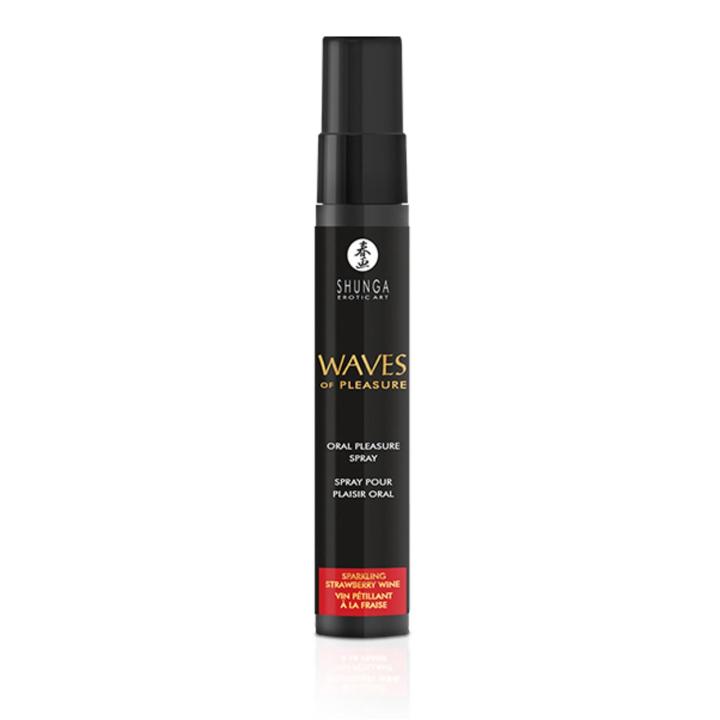 Smakowy spray do seksu oralnego truskawkowe wino | Loris.pl