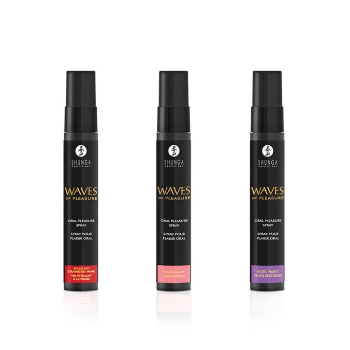 Smakowy spray do seksu oralnego truskawkowe wino | Loris.pl