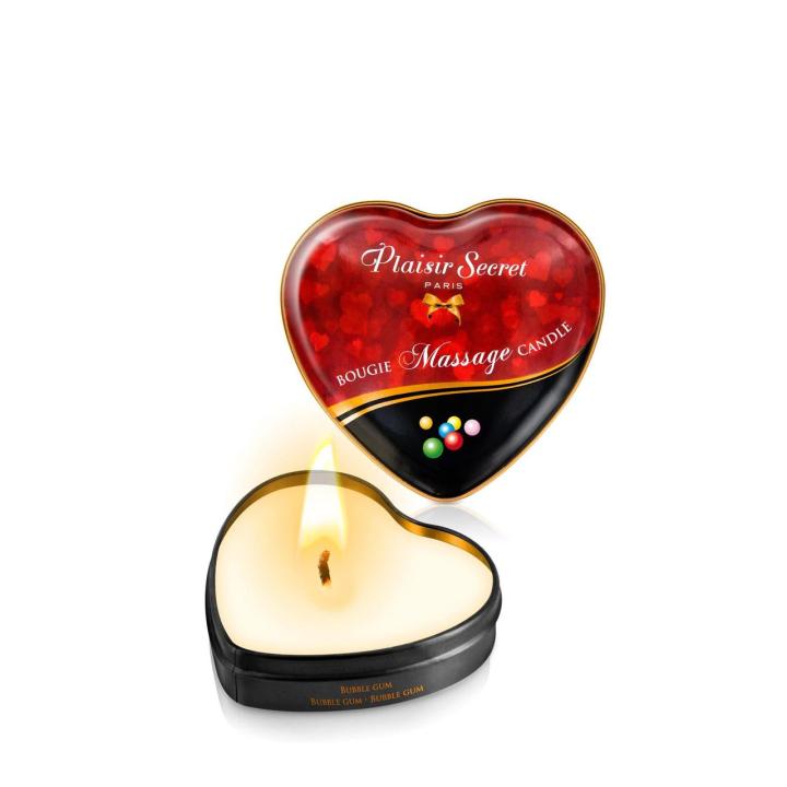 Świeca do masażu bubble gum 35 ml – ciepły olejek do zmysłowego masażu