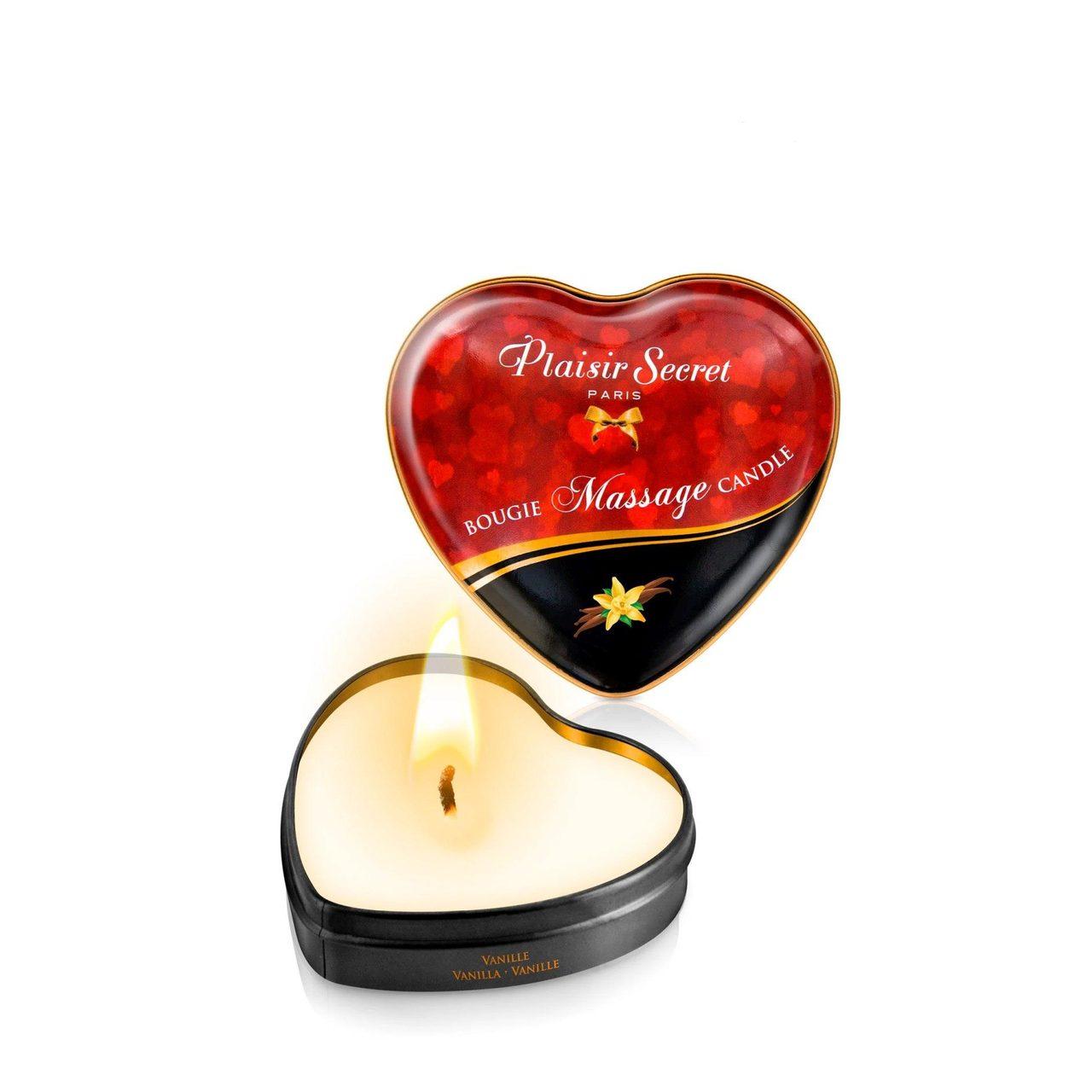 Waniliowa świeca do masażu 35 ml – ciepły olejek i nawilżenie | Loris.pl